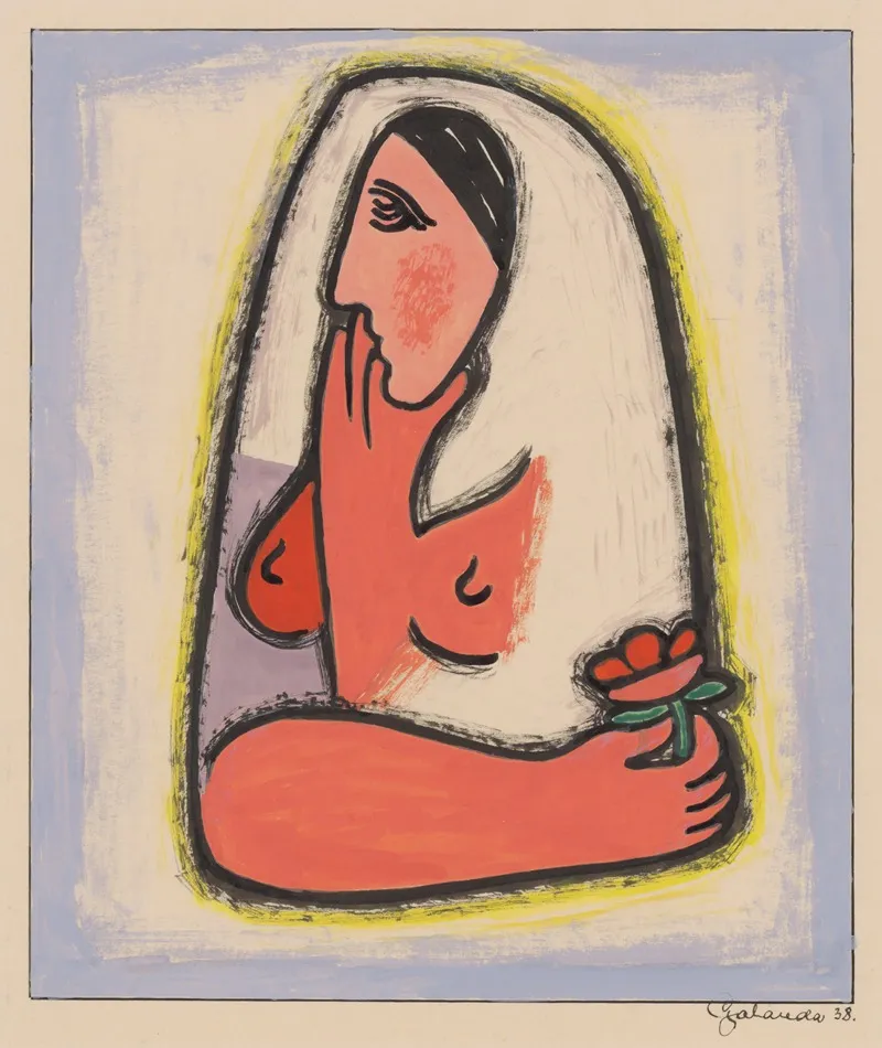 Woman With A Flower 3