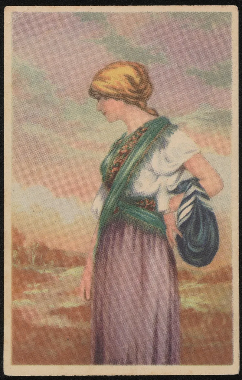 Woman With A Headscarf Wall Art by Amag - High-Resolution Digital Print