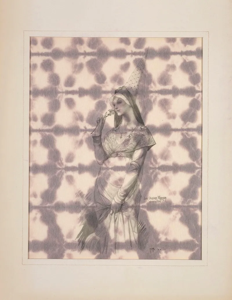 Woman With A Hennin Wall Art by Léon Ruffe - High-Resolution Digital Print