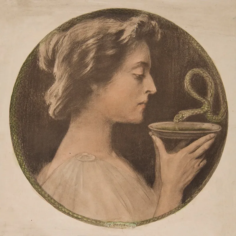 Woman With A Snake