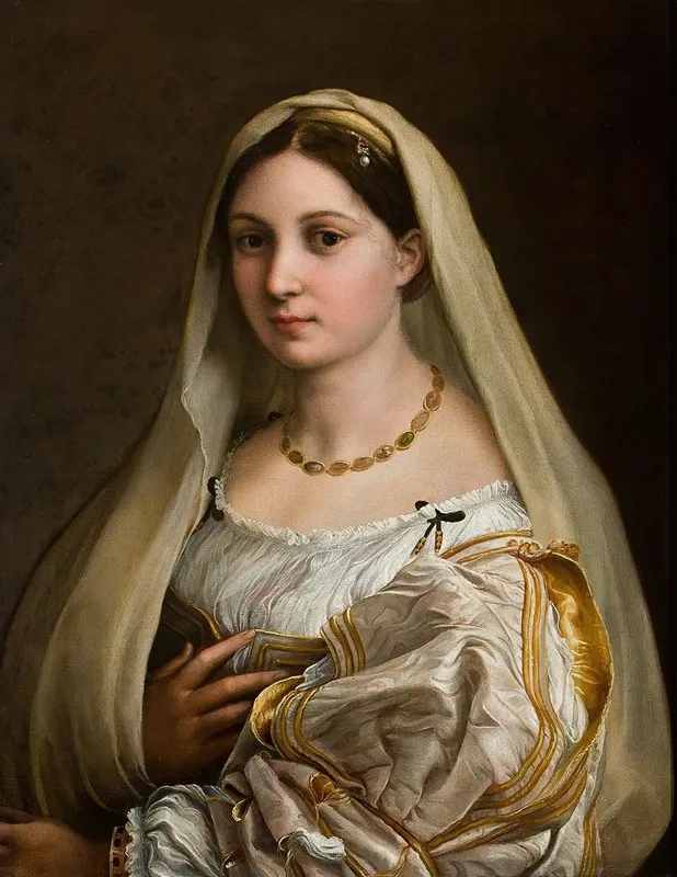 Woman With A Veil Wall Art by Raphael - High-Resolution Digital Print