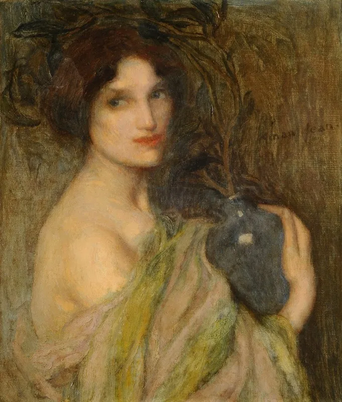 Woman With The Blue Vase