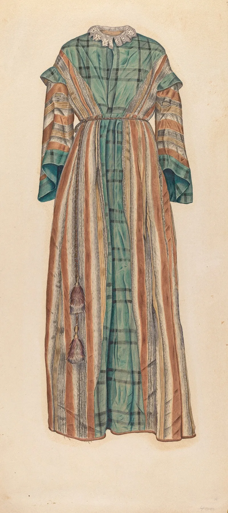 Womans Dress 2 Wall Art by Gerald Scalise - High-Resolution Digital Print