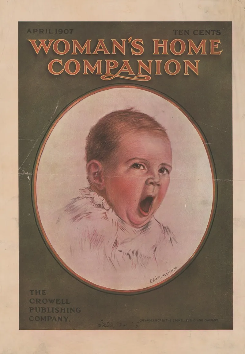 Womans Home Companion April 1907 Ten Cents Wall Art by E. A. Ritenour - High-Resolution Digital Print