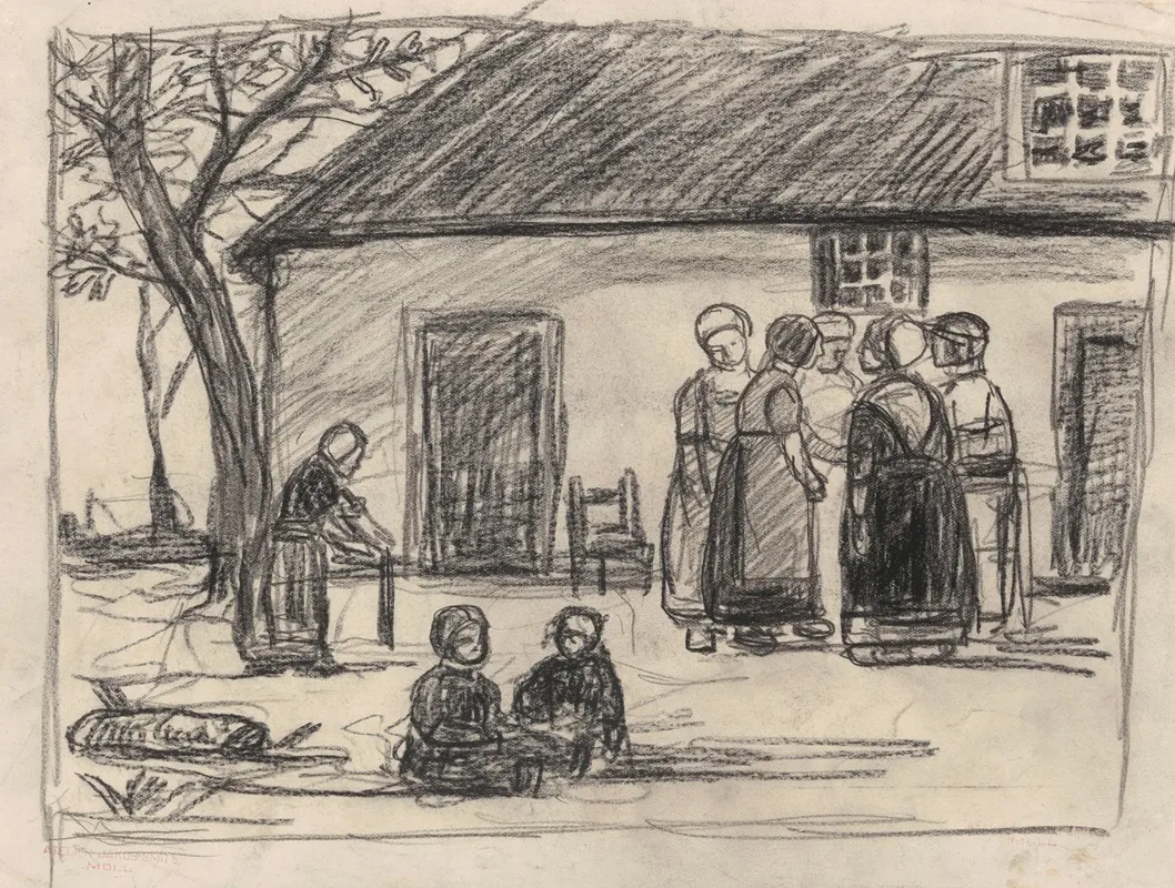 Women And Children At The Farm