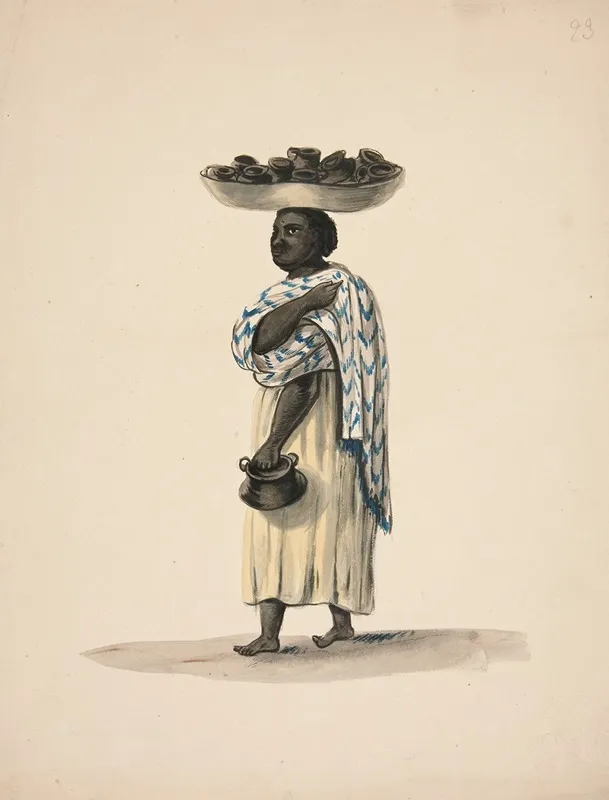 Women Of Trujillo Selling Pots Wall Art by Francisco Fierro - High-Resolution Digital Print