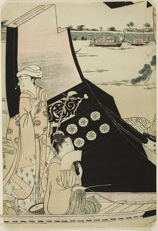 Women On A Pleasure Boat