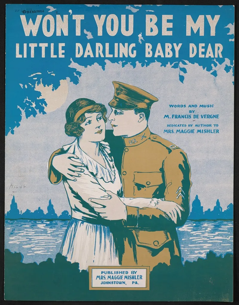 Wont You Be My Little Darling Baby Dear Wall Art by Anonymous - High-Resolution Digital Print