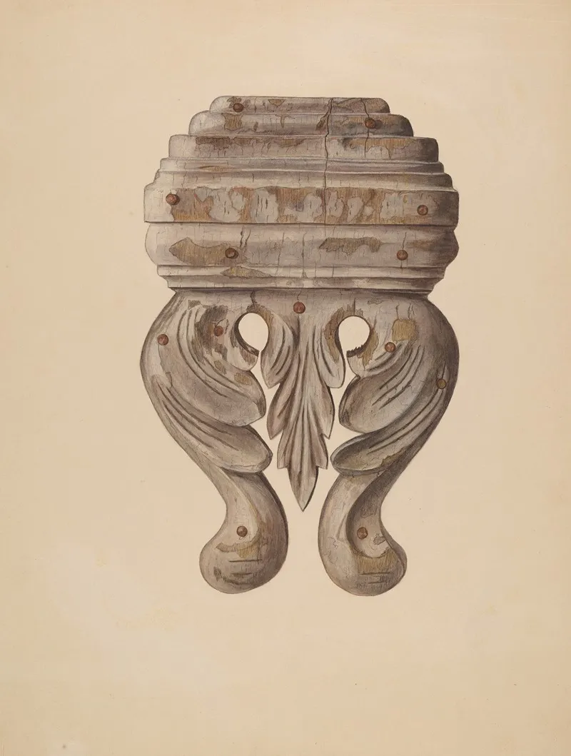 Wood Carving Horizontal Wall Art by Clayton Clements - High-Resolution Digital Print