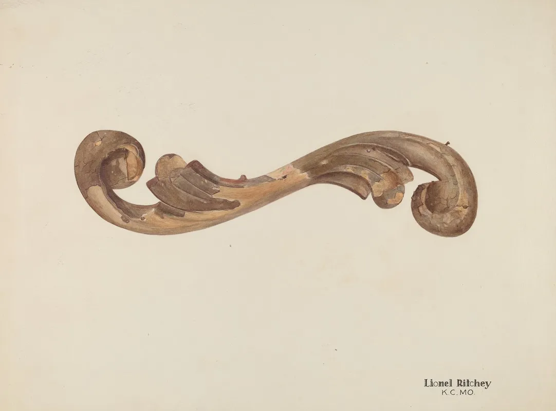 Wood Carving Scroll 4