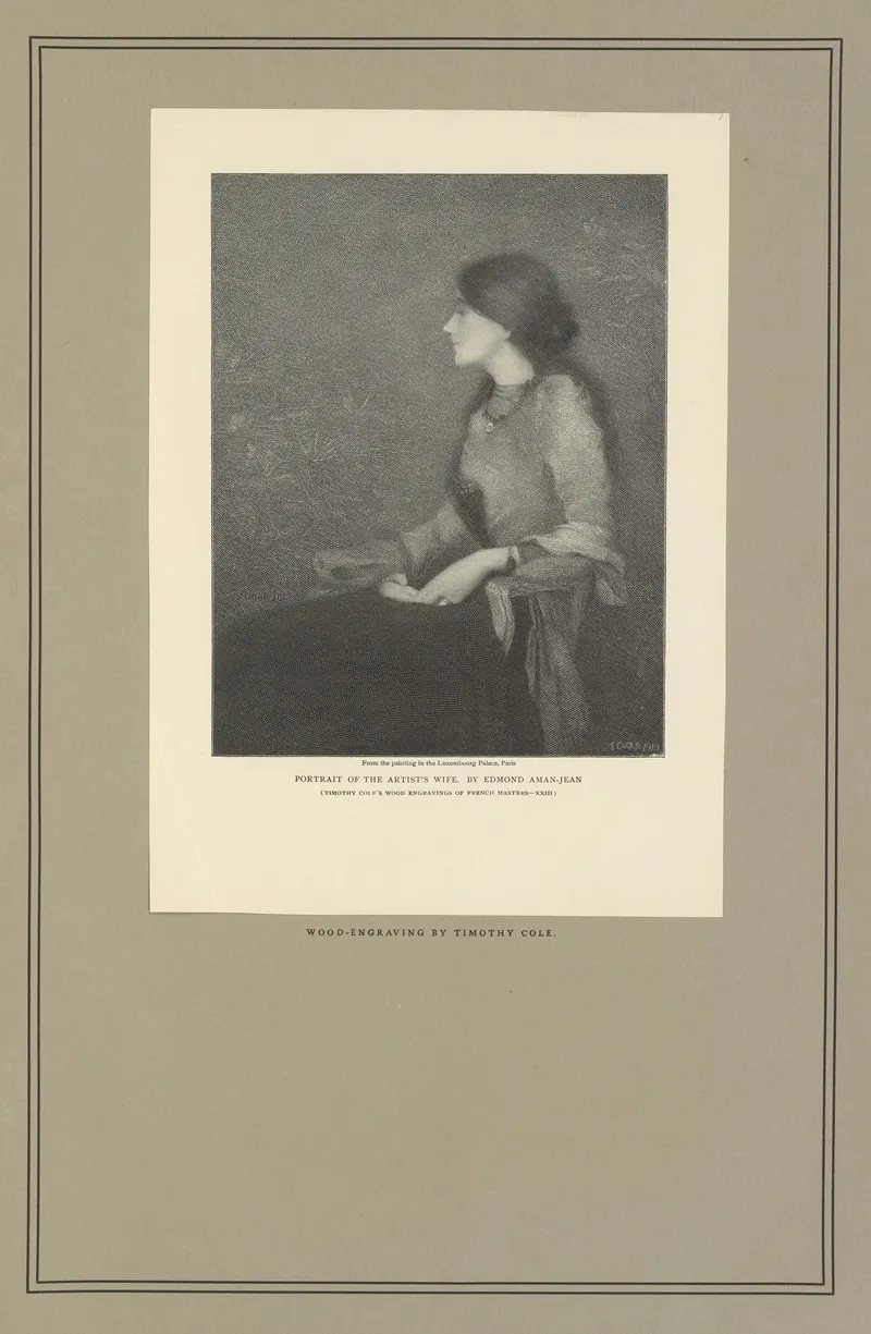 Wood Engraving 2 Wall Art by Louis Arthur Holman - High-Resolution Digital Print