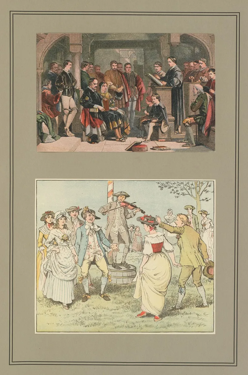 Woodcuts In Color Wall Art by Louis Arthur Holman - High-Resolution Digital Print