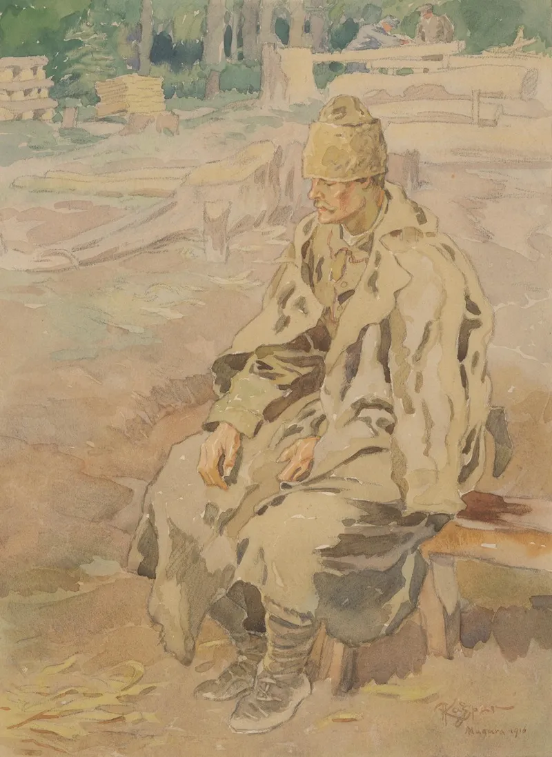 Woodcutter From Magura Wall Art by Adolf Kašpar - High-Resolution Digital Print