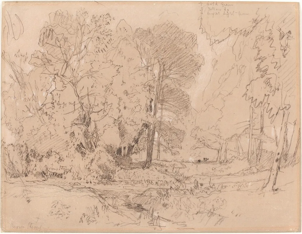 Wooded Landscape 2 Wall Art by John Sell Cotman - High-Resolution Digital Print