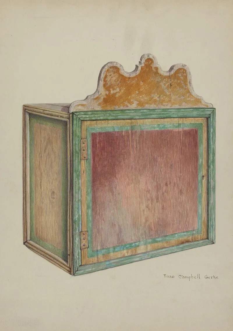 Wooden Cabinet For Music