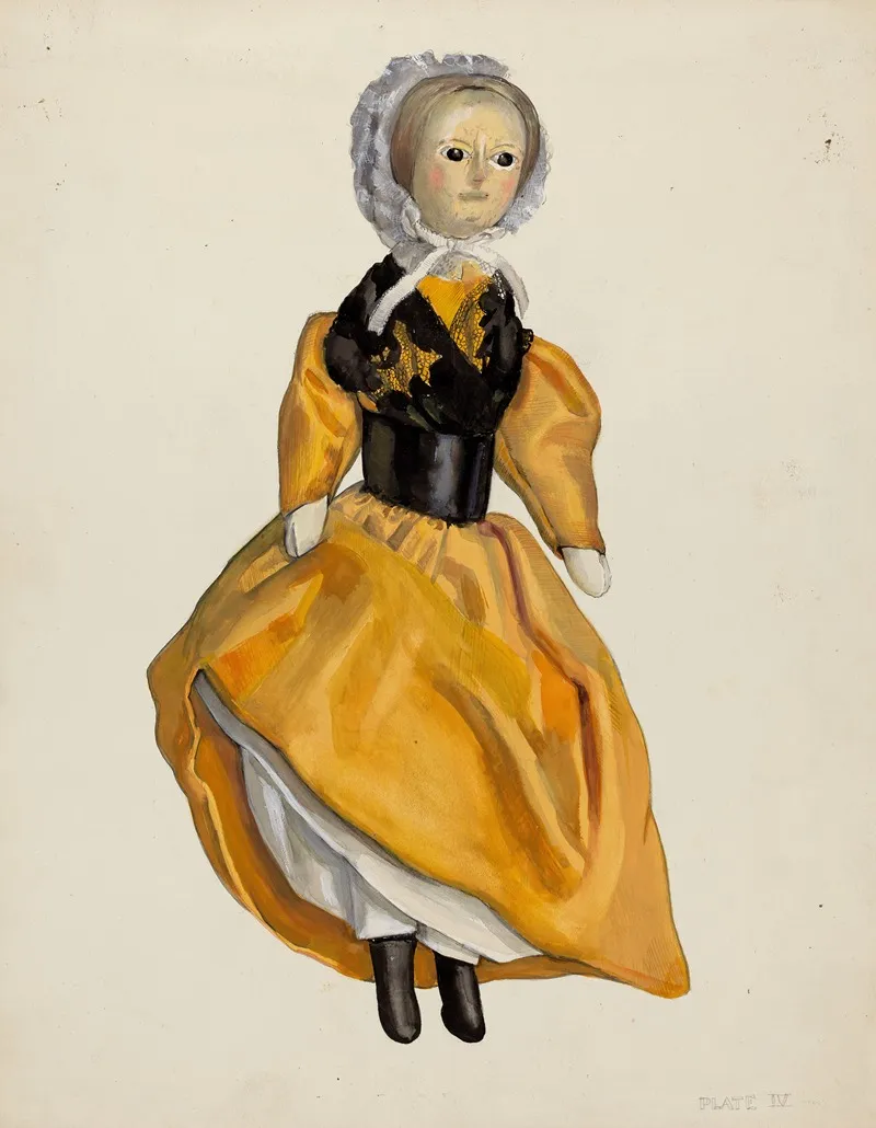 Wooden Jointed Doll