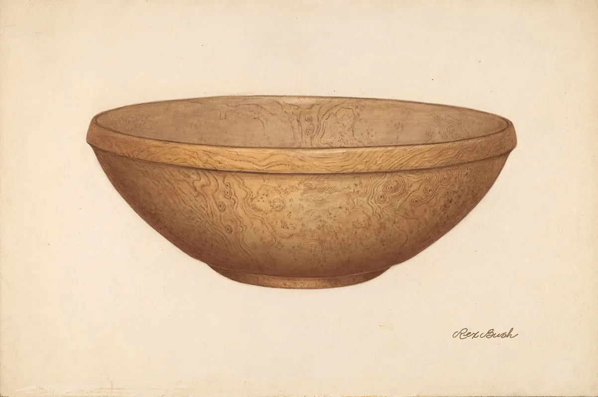 Wooden Salad Or Chopping Bowl