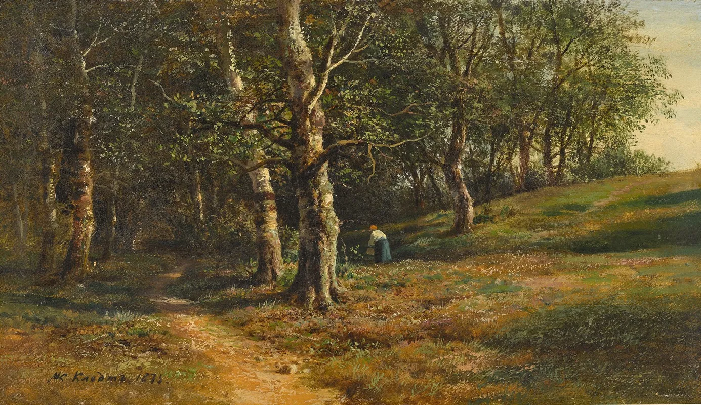 Woodland Edge Wall Art by Mikhail Konstantinovich Klodt - High-Resolution Digital Print