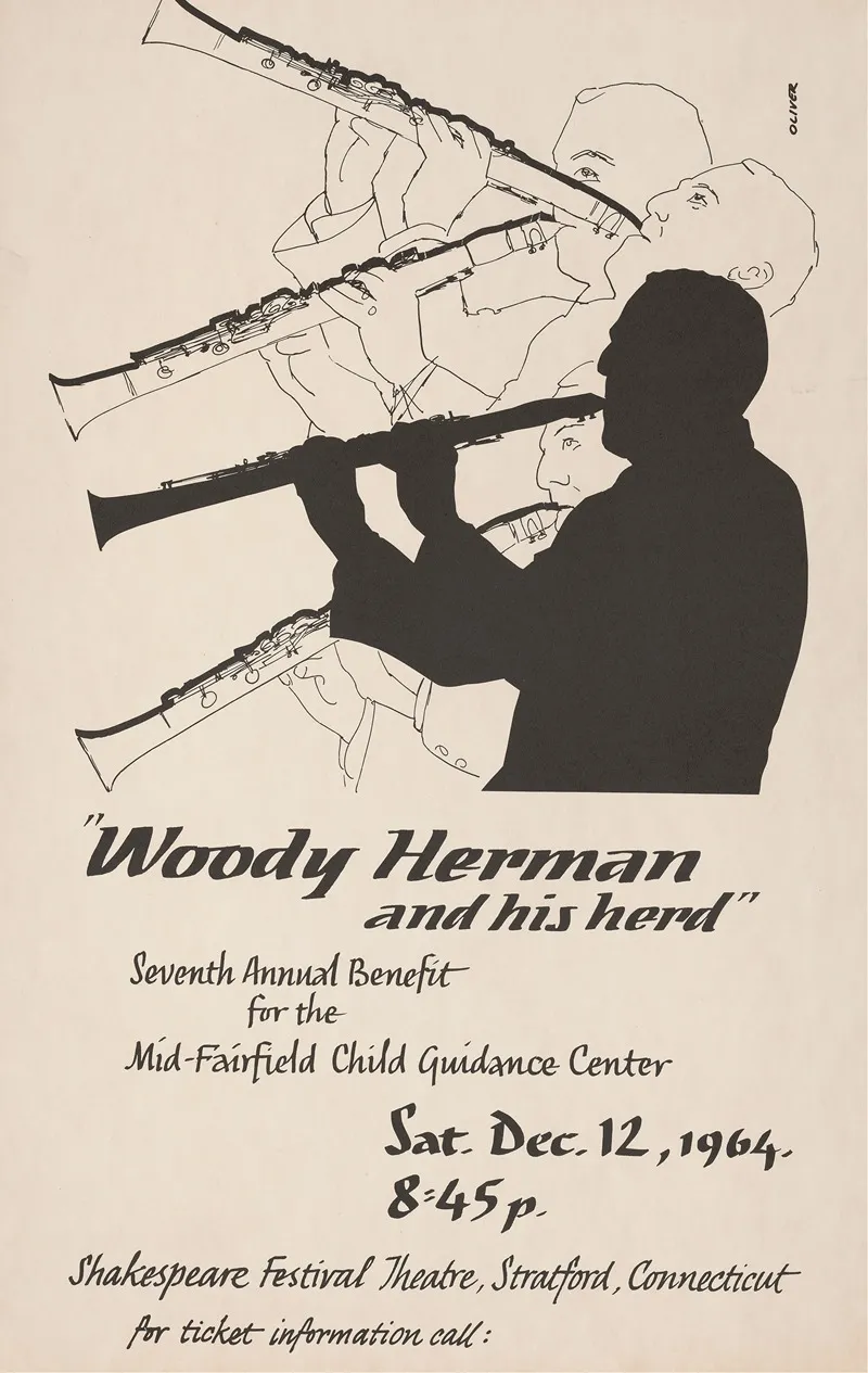 Woody Herman And His Herd Wall Art by H. Edward Oliver - High-Resolution Digital Print