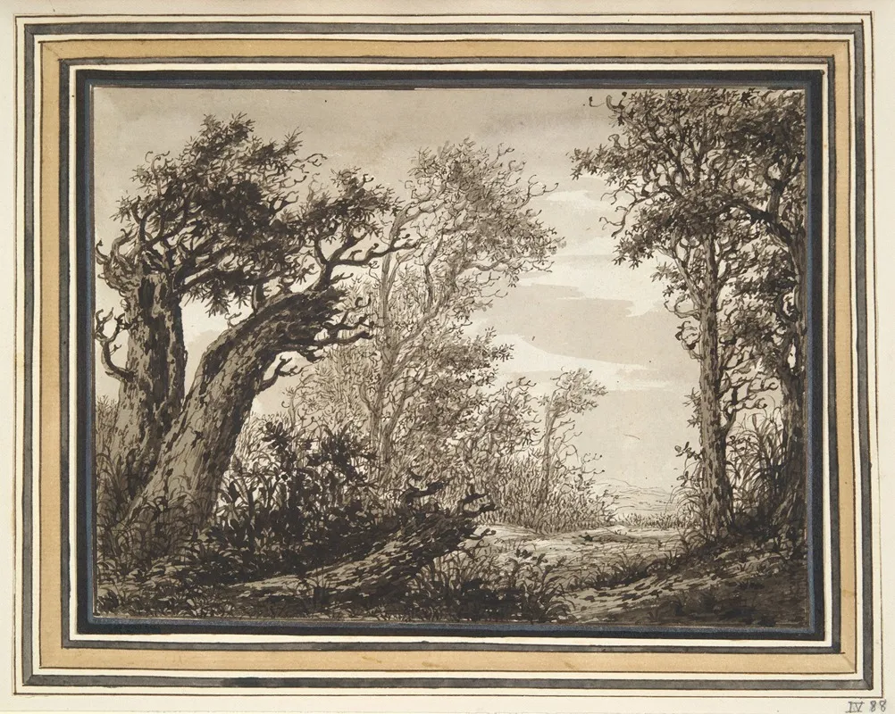 Woody Landscape 2 Wall Art by Adriaen Hendriksz. Verboom - High-Resolution Digital Print