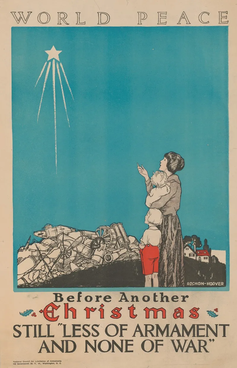 World Peace Before Another Christmas Stillless Of Armament And None Of War Wall Art by Charles Rochon Hoover - High-Resolution Digital Print