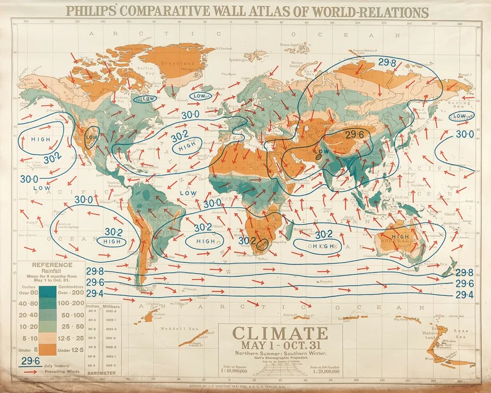 World Relations Climate May 1 October 31 Northern Summer Southern Winter