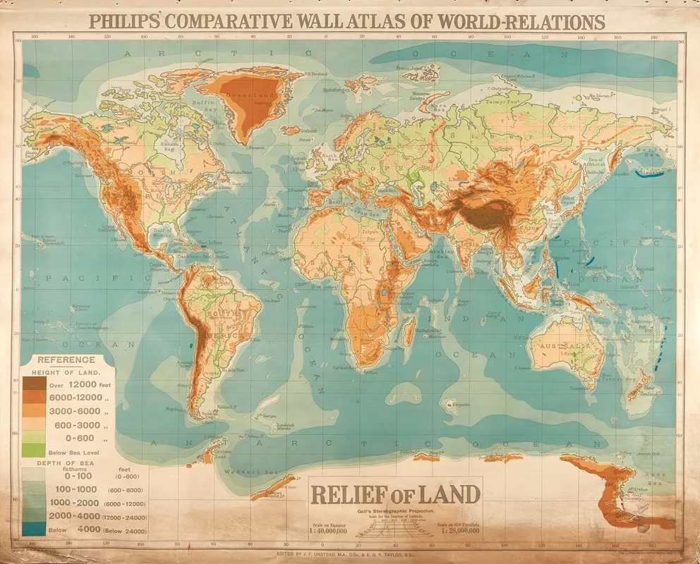 World Relations Relief Of Land