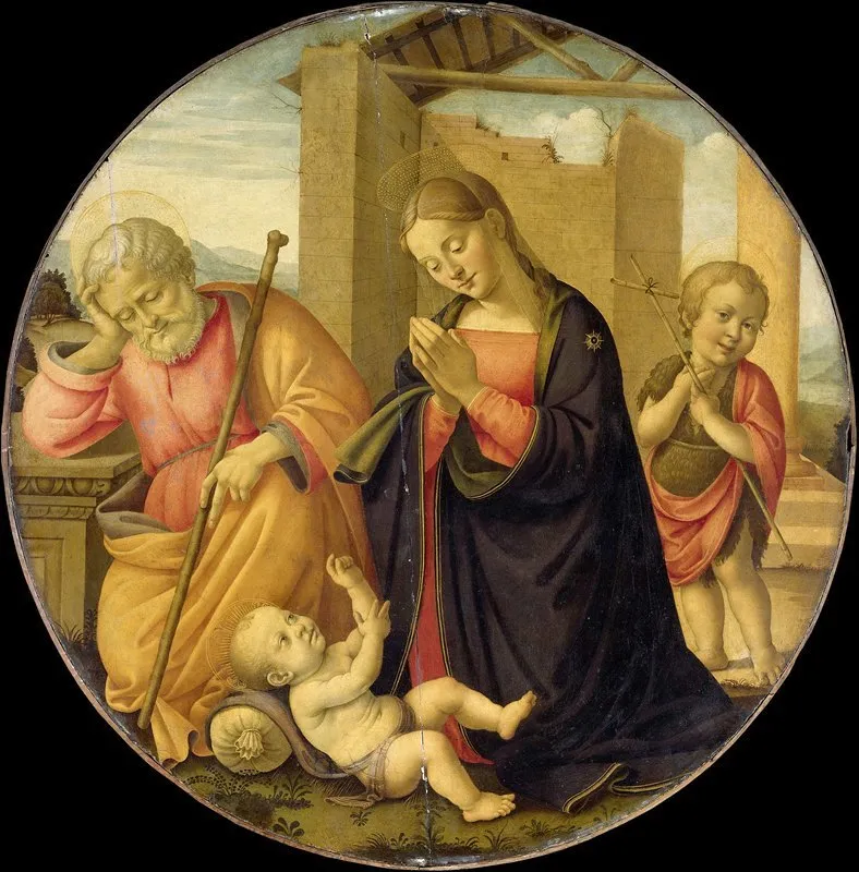 Worshipping The Christ Child Wall Art by Meester Allegro - High-Resolution Digital Print