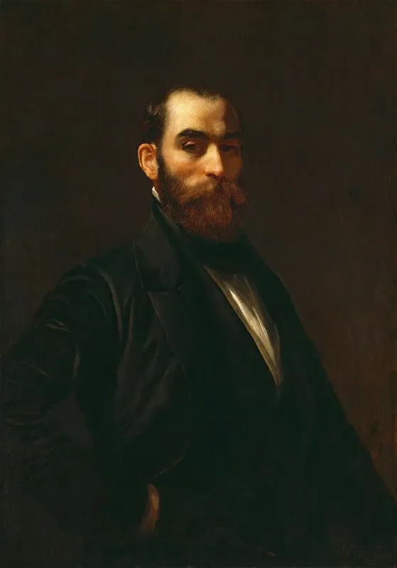 Worthington Whittredge Wall Art by Eastman Johnson - High-Resolution Digital Print