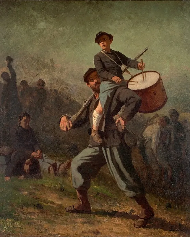 Wounded Drummer Boy Wall Art by Eastman Johnson - High-Resolution Digital Print