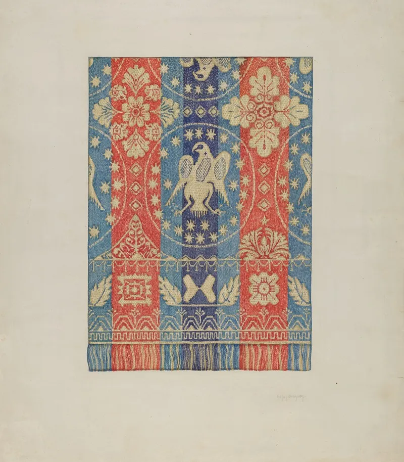Woven Coverlet 13