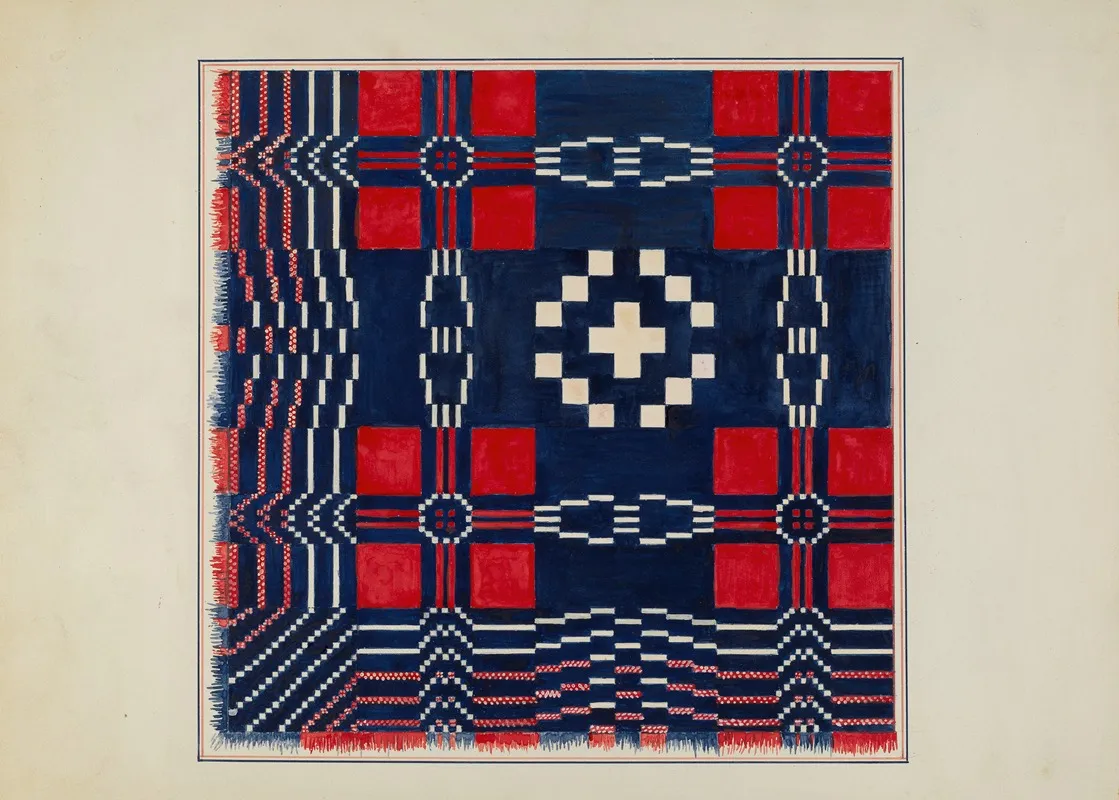 Woven Coverlet 22