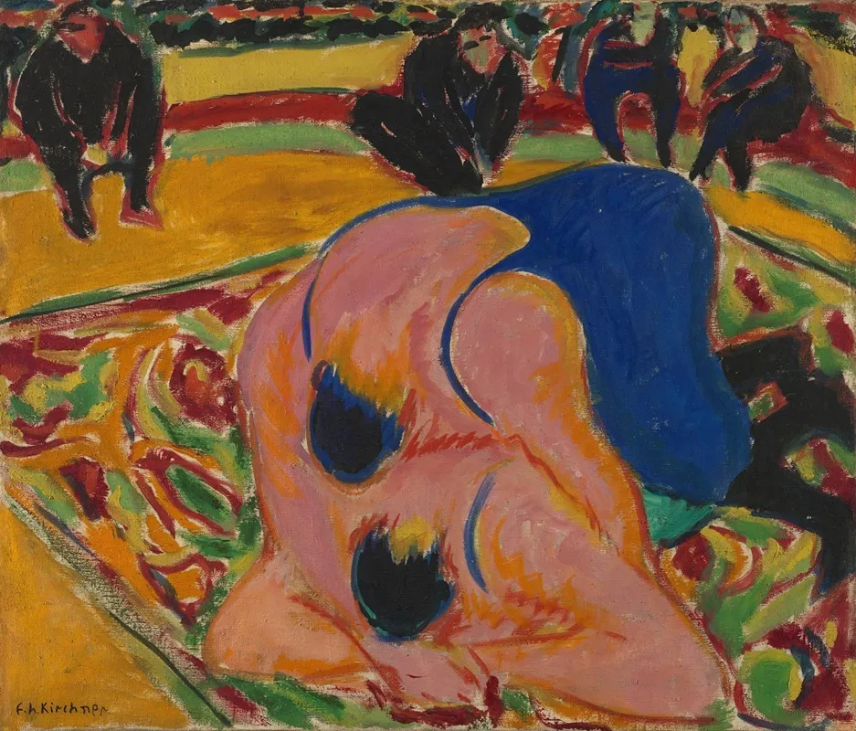 Wrestlers In A Circus