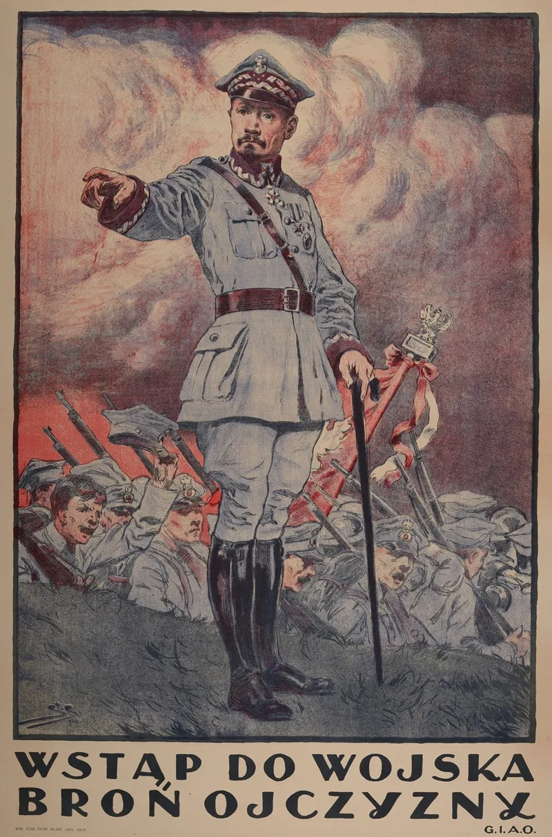 Wstap Do Wojska Bron Ojczyzny Wall Art by Stanisław Sawiczewski - High-Resolution Digital Print