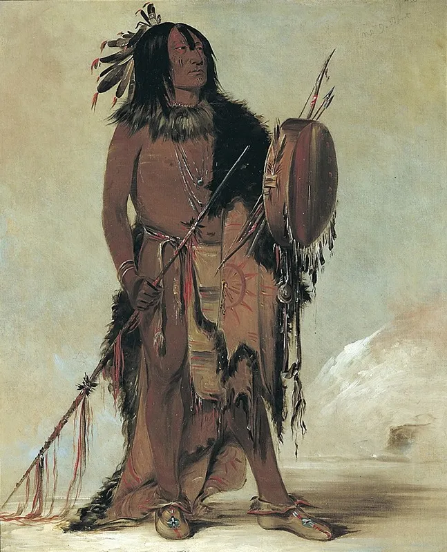 Wun Nes Tou White Buffalo An Aged Medicine Man