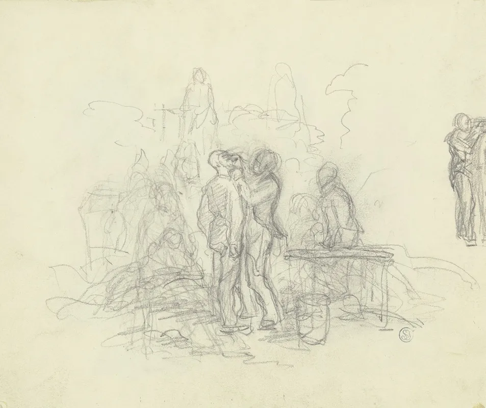 Wurtembergische Reiterei Auf Dem Goetheplatz Zu Frankfurt Am Main In Den Septembertagen 1848