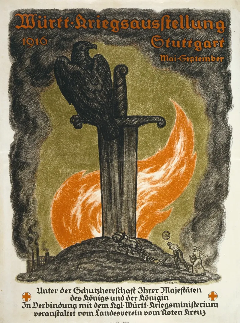 Wurtt Kriegsausstellung 1916 Stuttgart Mai September