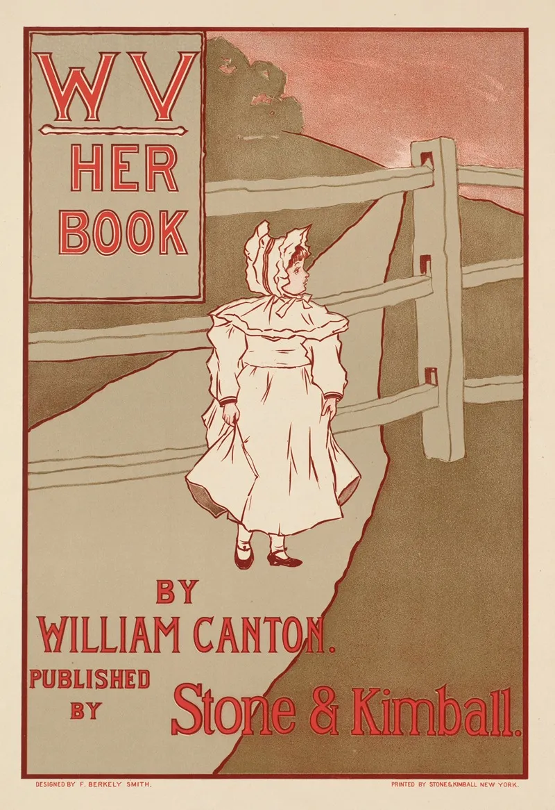 Wv Her Book By William Canton Wall Art by Frank Berkeley Smith - High-Resolution Digital Print