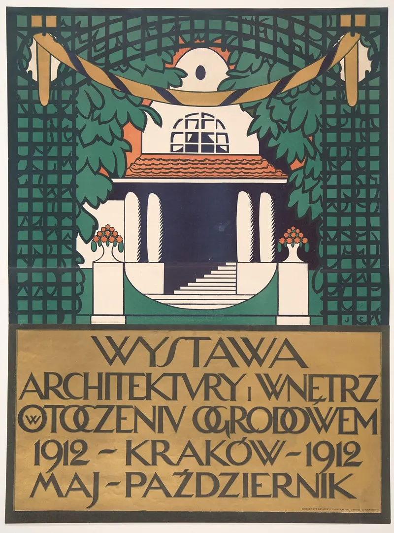 Wystawa Architektury I Wnetrz W Otoczeniu Ogrodowem Wall Art by Józef Czajkowski - High-Resolution Digital Print