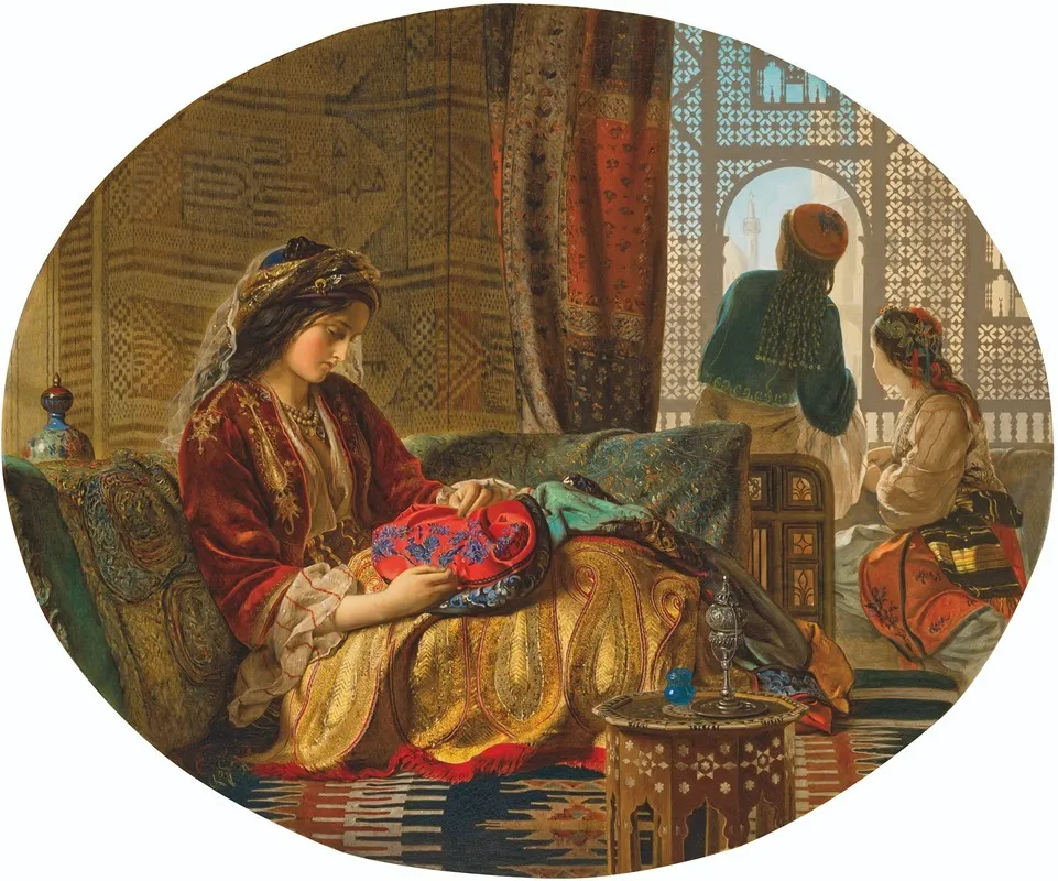 Xarifa The Zegri Lady Rose Not Etc Wall Art by Francis John Wyburd - High-Resolution Digital Print