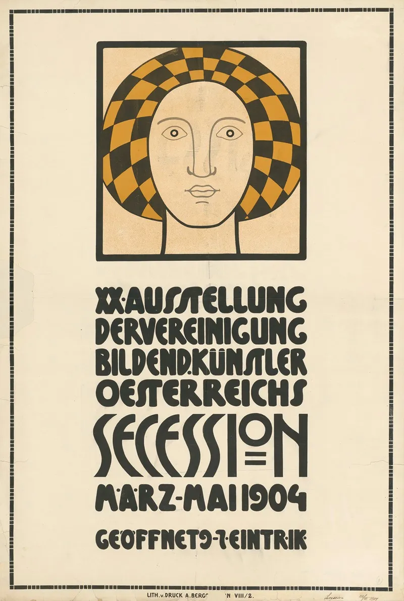 Xx Ausstellung Der Vereinigung Bildend Kunstler Oesterreichs Secession Marz Mai 1904 Wall Art by Leopold Stolba - High-Resolution Digital Print