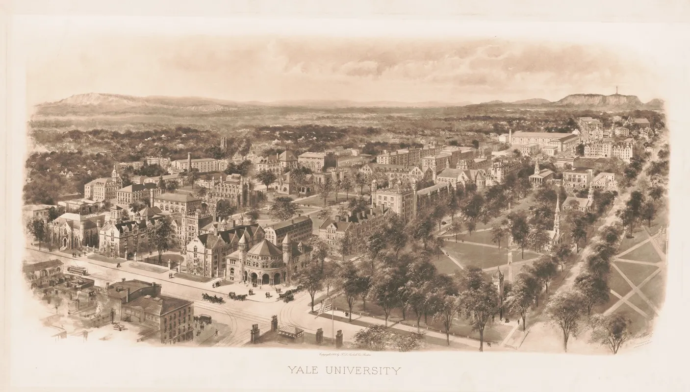 Yale University Wall Art by Richard Rummell - High-Resolution Digital Print