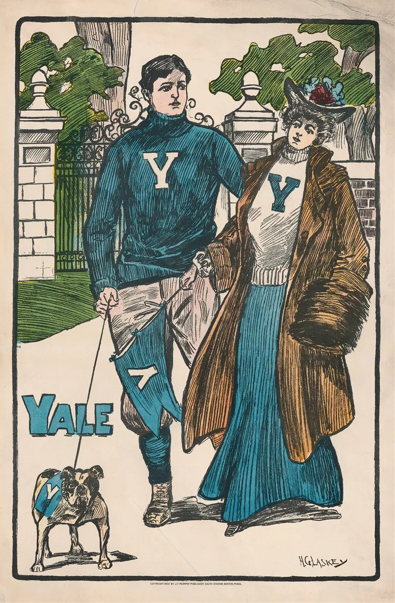 Yale Wall Art by H. G. Laskey - High-Resolution Digital Print