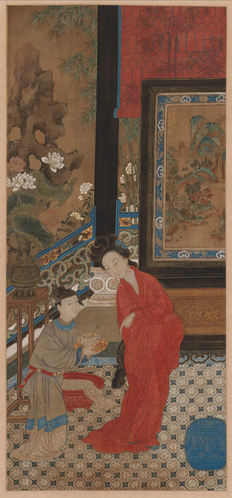 Yang Guifei Leaving The Bath 3 Wall Art by Gu Jianlong - High-Resolution Digital Print