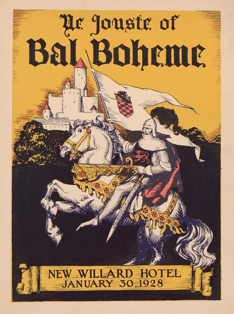 Ye Jouste Of Bal Boheme New Willard Hotel