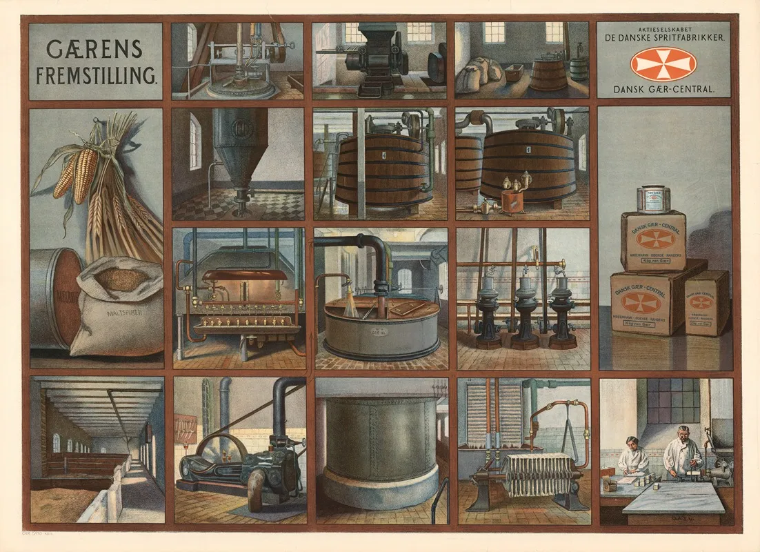 Yeast Production Wall Art by Carl J. C. - High-Resolution Digital Print