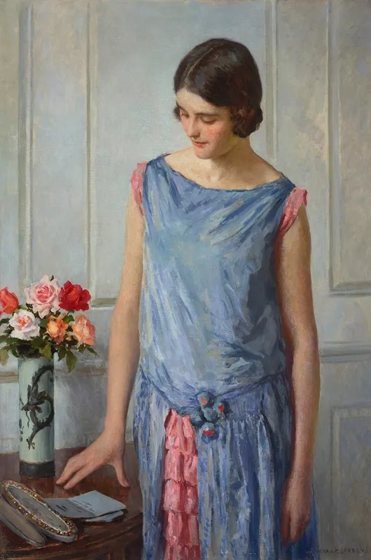 Yes Or No 4 Wall Art by William Henry Margetson - High-Resolution Digital Print