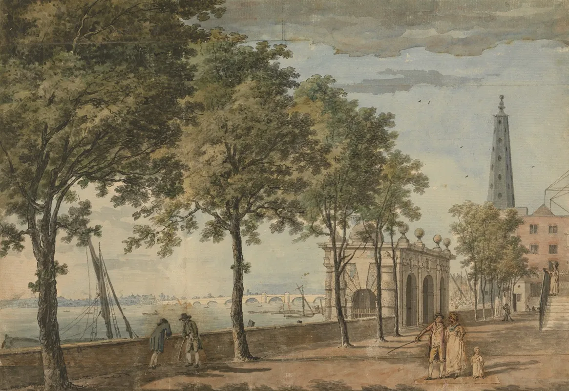York Watergate And Westminster Bridge