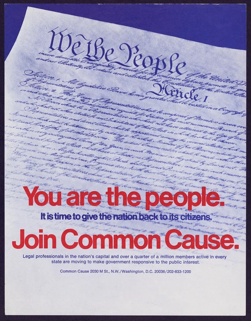 You Are The People It Is Time To Give The Nation Back To Its Citizens Join Common Cause