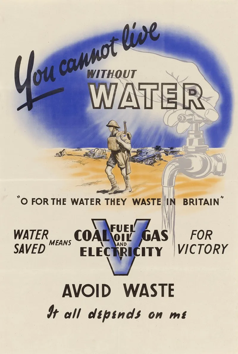 You Cannot Live Without Water Wall Art by Anonymous - High-Resolution Digital Print